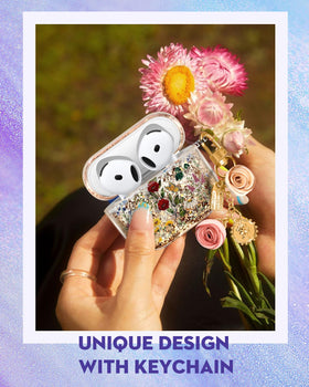 Kokaaee AirPods 4 case sparkly design adds feminine charm and personality.