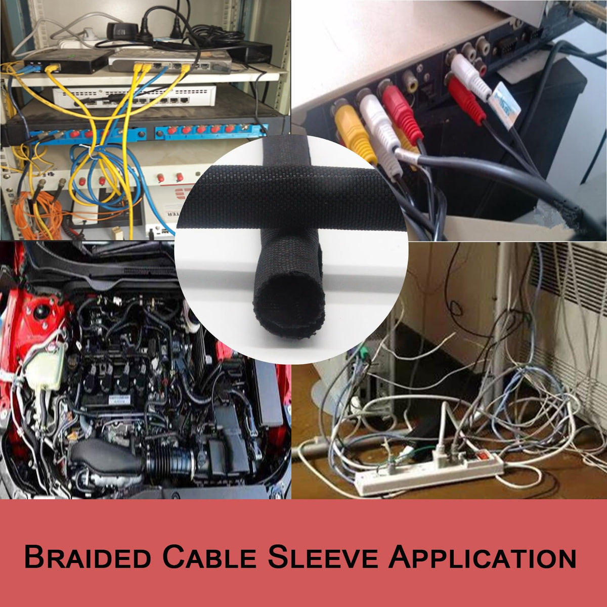 Kokey-xy durable braided loom protects wires from cuts and chewing.