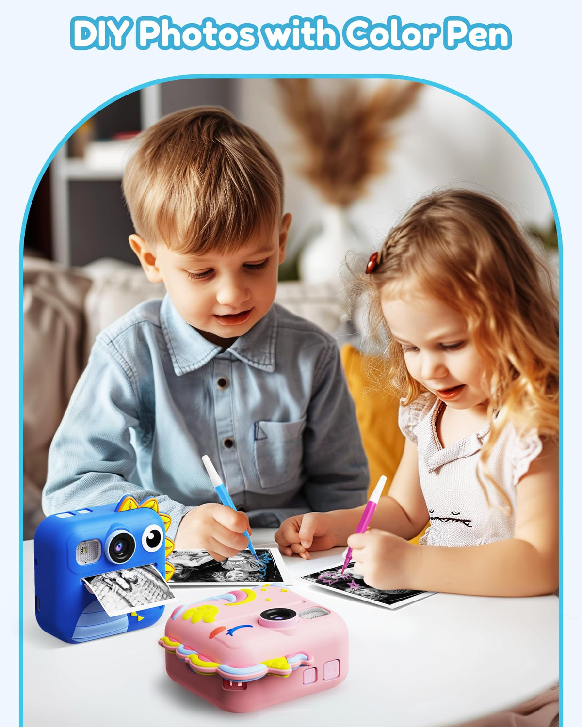 KOKODI instant-printed photo emerging, inkless prints for mess-free keepsakes