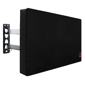 KOLIFE K LIFE front view of cover protecting outdoor TV, showing full weatherproof protection