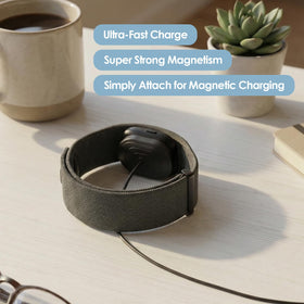 KONAFEI storage bag case keeps Ray-Ban charger organized during trips.