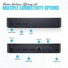 Koncept D6000 includes an HDMI cable for high-resolution displays.