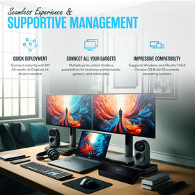 Koncept D6000 universal compatibility with Dell and non-Dell laptops.