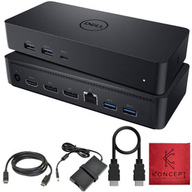 Koncept Dell D6000S front view for quick docking and tidy desk setup