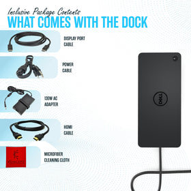 Koncept Dell D6000S port panel showcasing diverse connections for accessories