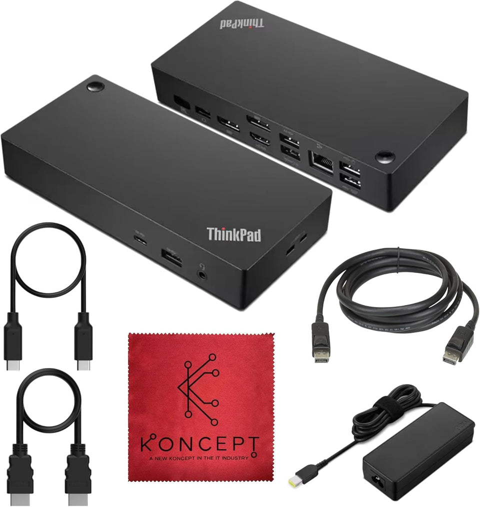 Koncept Lenovo ThinkPad Dock 40AY0090US, 4K display support for expanded productivity and seamless multitasking