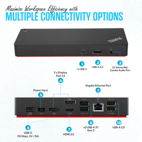 Koncept Lenovo ThinkPad Dock 90W adapter delivering reliable power