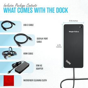 Koncept Lenovo ThinkPad Dock DisplayPort 4K output for high-resolution setups