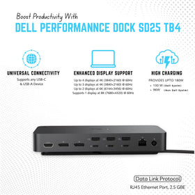 Koncept SD25TB4 enabling dual 4K display setup for immersive productivity.
