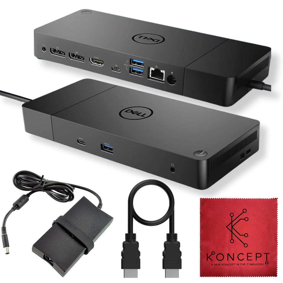 Koncept WD19 Dell Docking Station front view with 180W power delivery