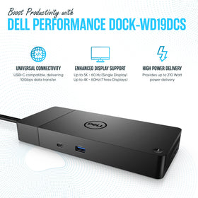 Koncept WD19DCS dual-monitor setup expands workspace for productivity.