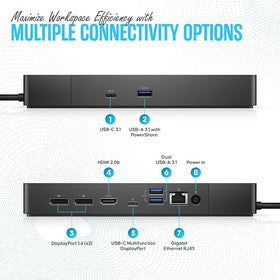 Renewed Koncept WD19S bundle includes HDMI cable and cleaning cloth