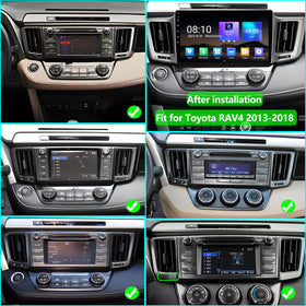 Konifo Rav4 10.2-inch display UI showcasing responsive Android 15 interface.