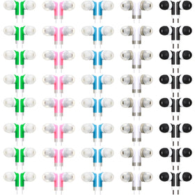 Konohan 100-pack wired earbuds for classrooms with clear stereo sound