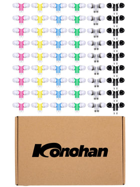 Konohan bulk earbuds, individually bagged for easy distribution in schools.