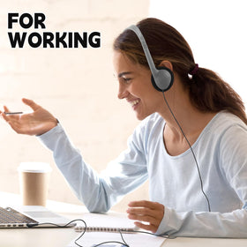 Konohan headsets in a classroom setting with students using them to improve focus