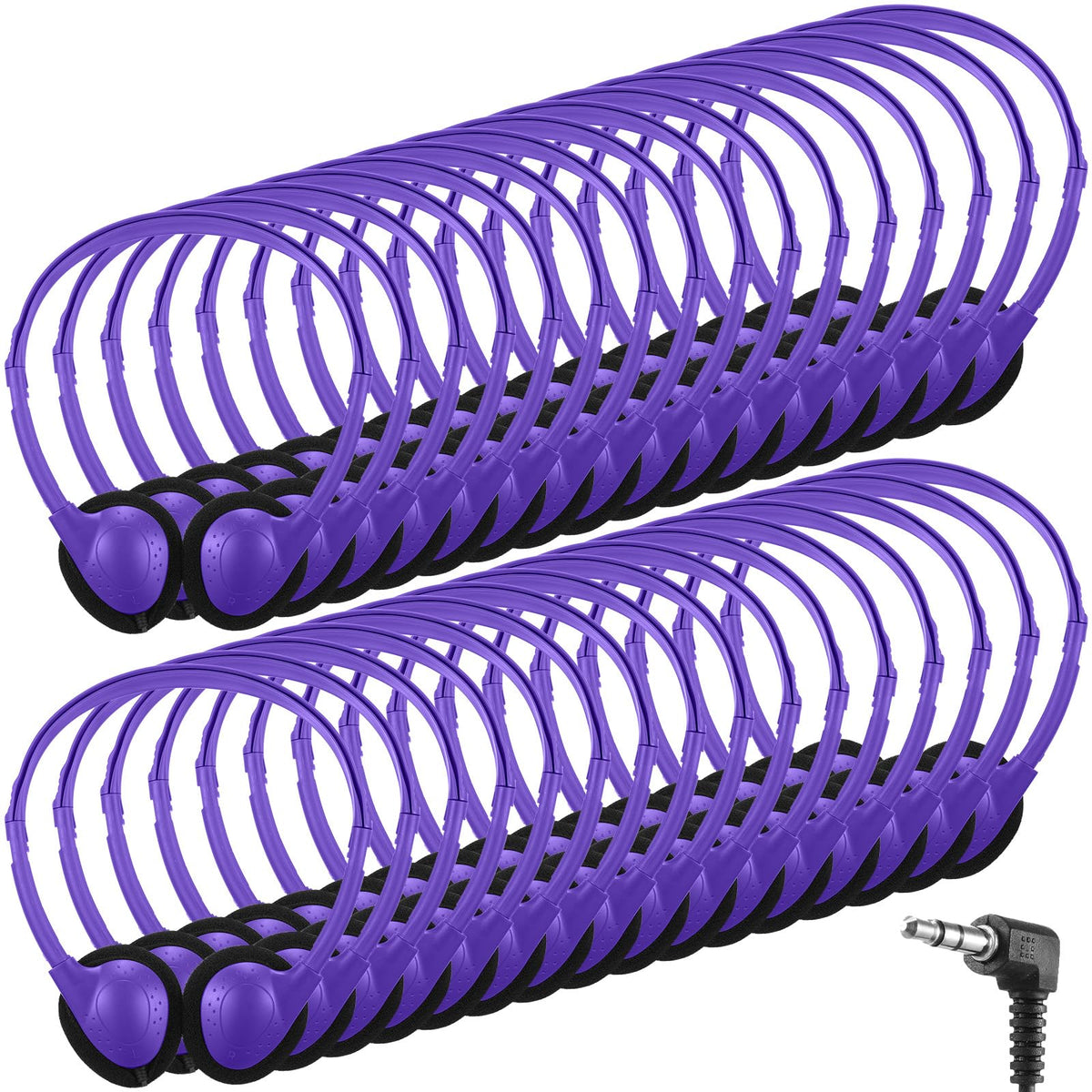 Konohan purple 30-pack front view showing bulk packaging and color benefit