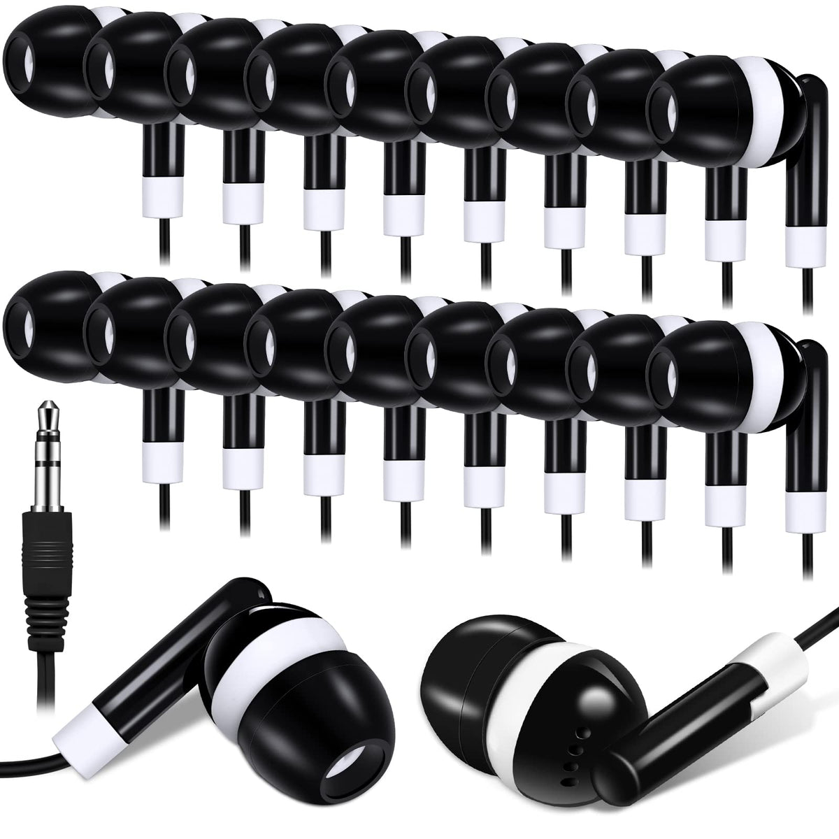 Konohan front packaging view showing 100 earbuds and clear labeling for quick choice