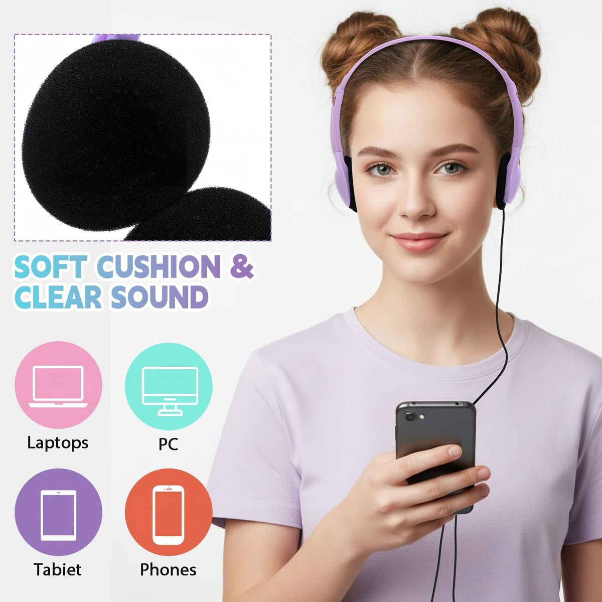 Konohan headset in classroom use helping students focus during lessons benefit