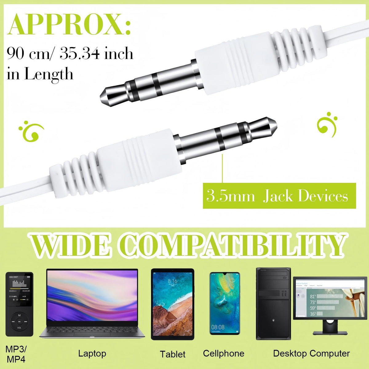 Konohan earbuds beside smartphone to show scale and portability advantage