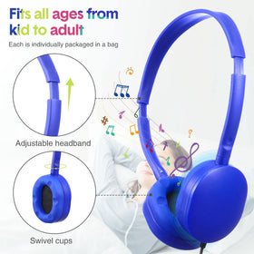 Konohan student headphones with soft ear pads for comfortable listening