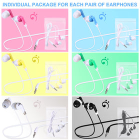 Konohan yellow wired earbuds for shared learning sessions.