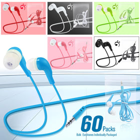 Konohan wired earbuds red in classroom setup for color-coded groups