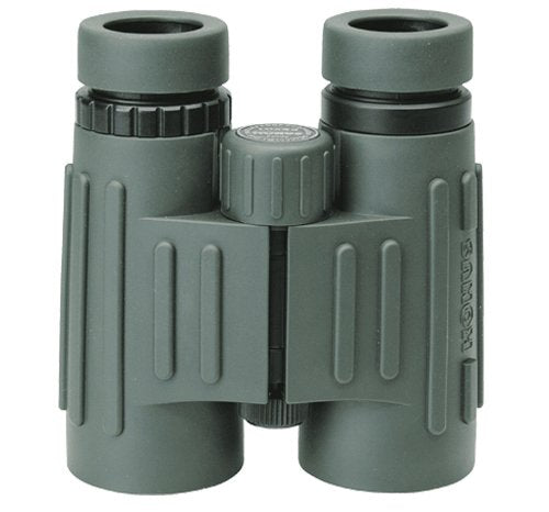 Konus Emperor Green 10x42 binoculars side profile showing rugged, waterproof body