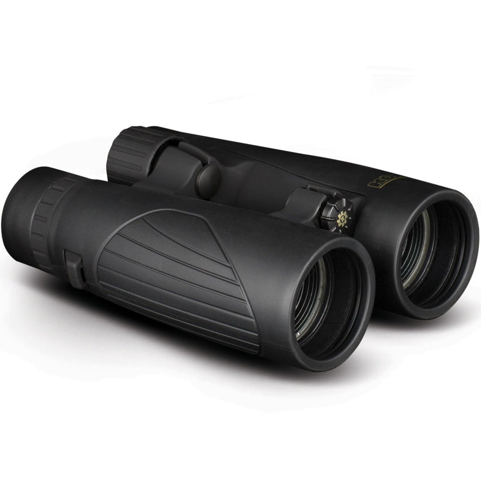 Konus Titanium-OH binoculars with open-hinge design for portable, rugged field use.