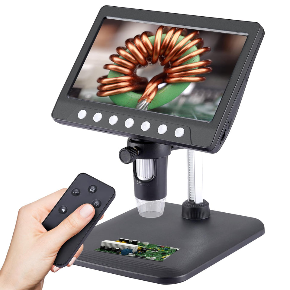 Koolertron 7in 1080p display microscope for precise on site inspections