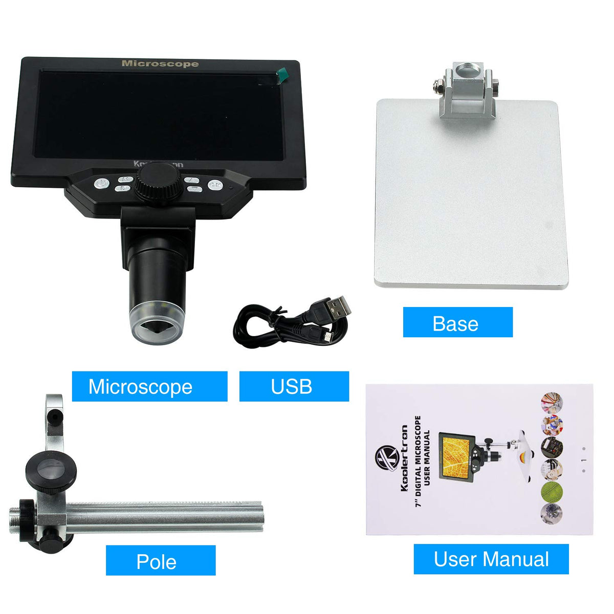 Koolertron coins insects watches stamps usage for detailed inspection