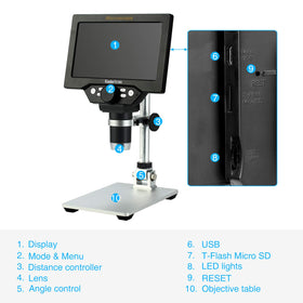 Koolertron height-angle adjustable stand for stable, focused observations