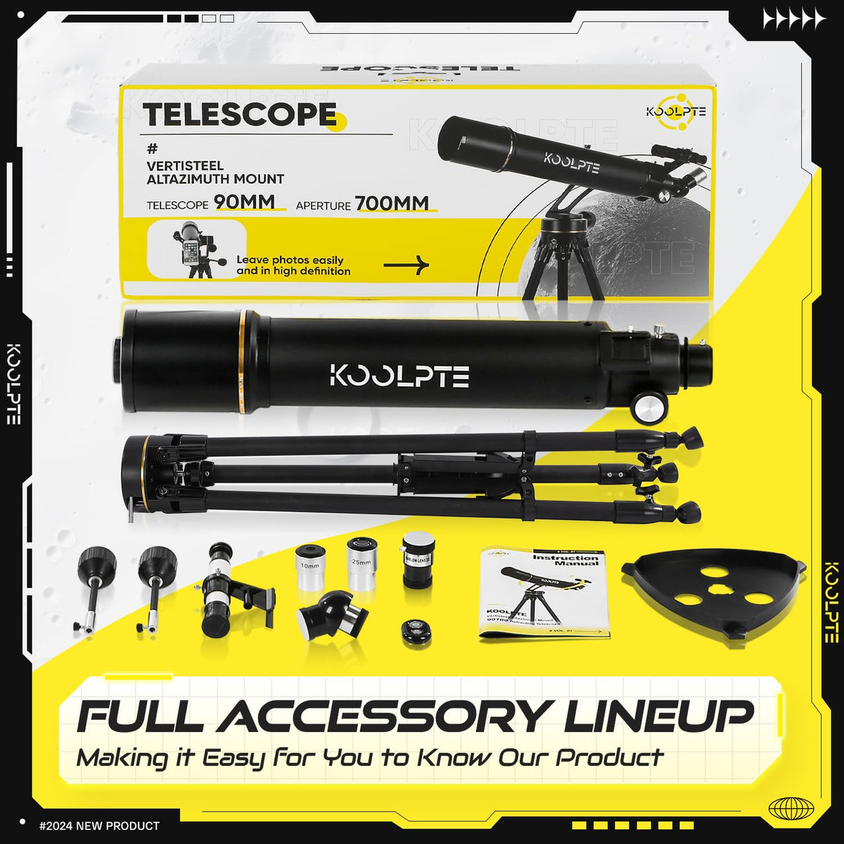 Koolpte phone adapter and remote simplify sharing astronomy moments.