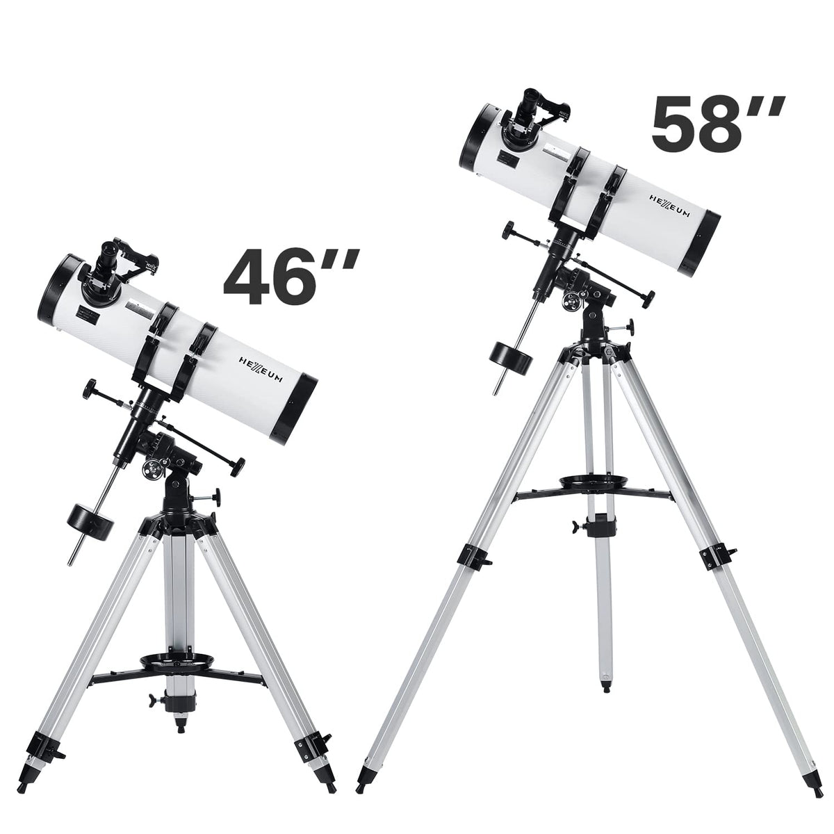 Koolpte 130EQ wireless remote simplifies capturing moments without touching the telescope.