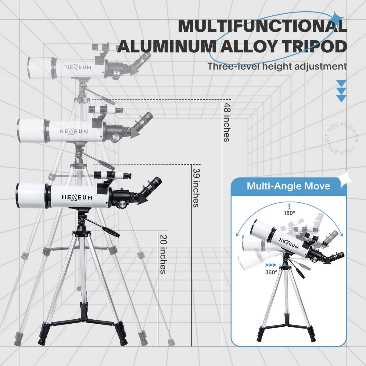Koolpte telescope 25mm eyepiece offers clear, comfortable viewing