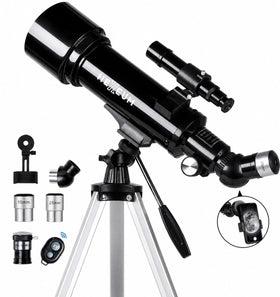 Koolpte telescope optics deliver crisp views for beginner stargazing.