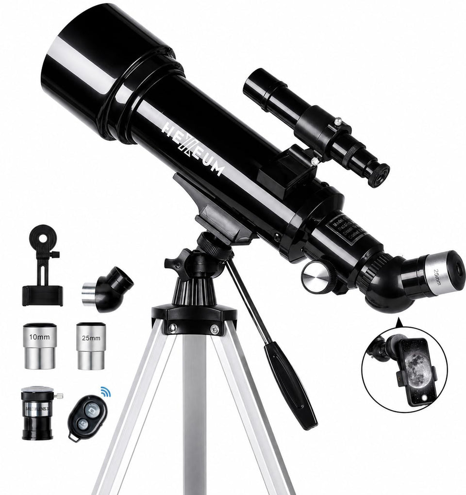 Koolpte telescope optics deliver crisp views for beginner stargazing.
