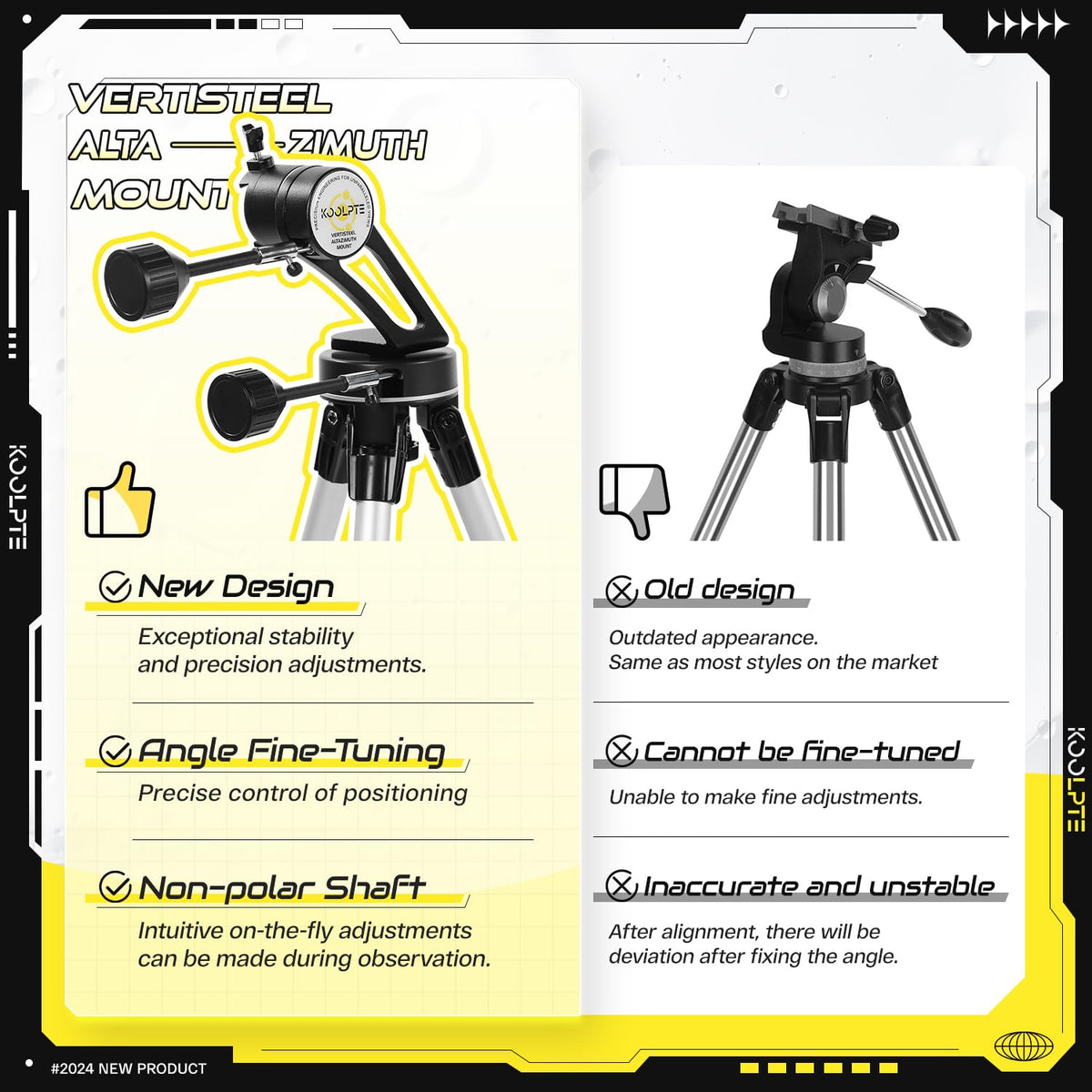 Koolpte telescope with phone adapter enabling easy smartphone astrophotography.