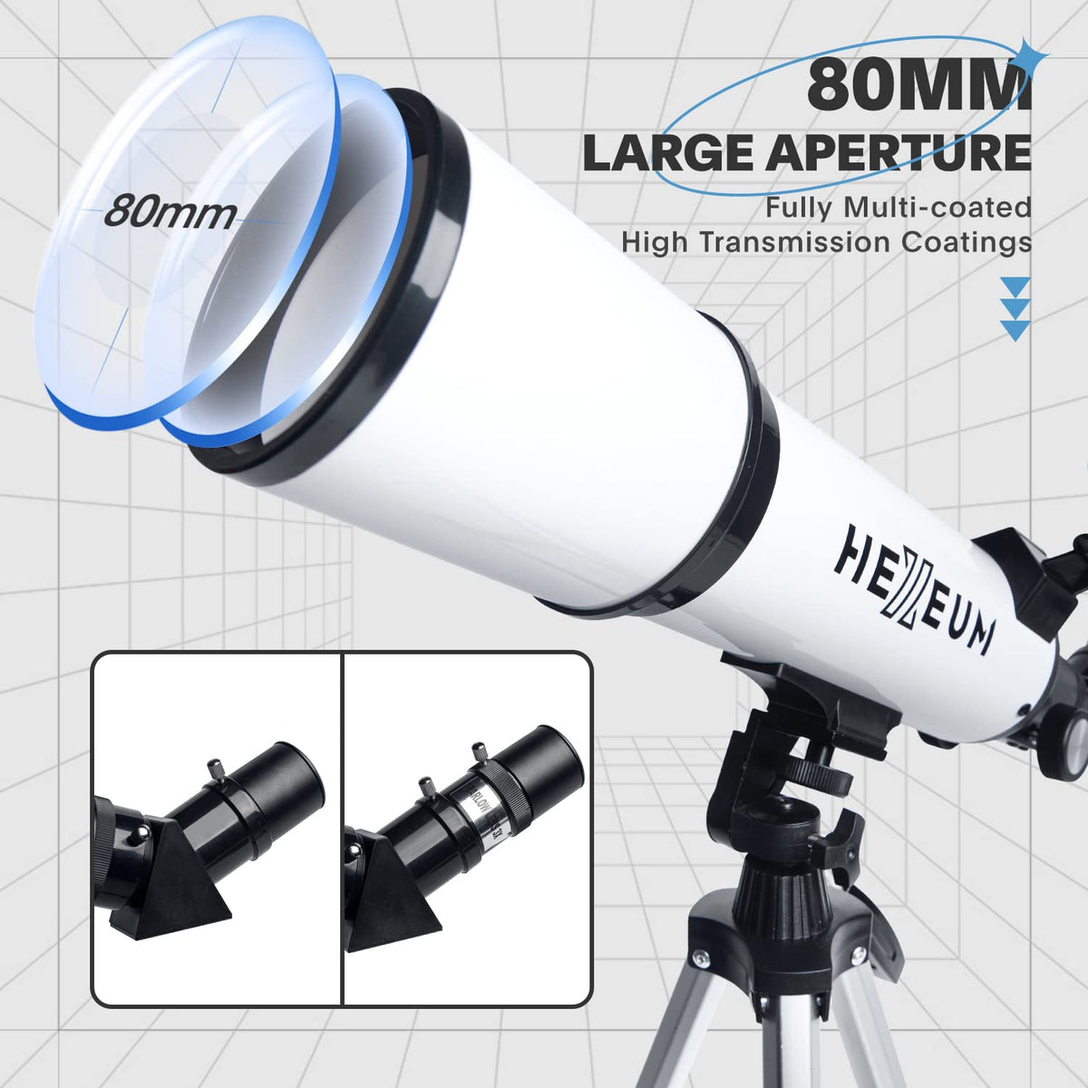 Koolpte telescope phone adapter for capturing celestial views on a phone