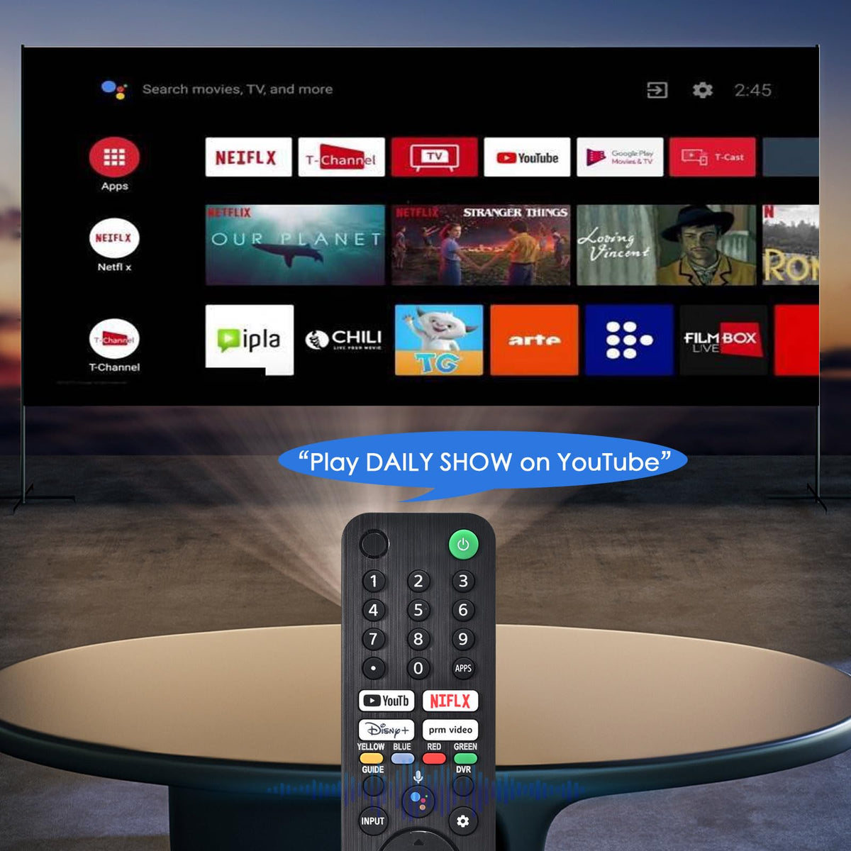 KOOMOER pairing setup guide view illustrating Bluetooth connection