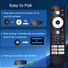KOOMOER replacement remote packaging and box contents