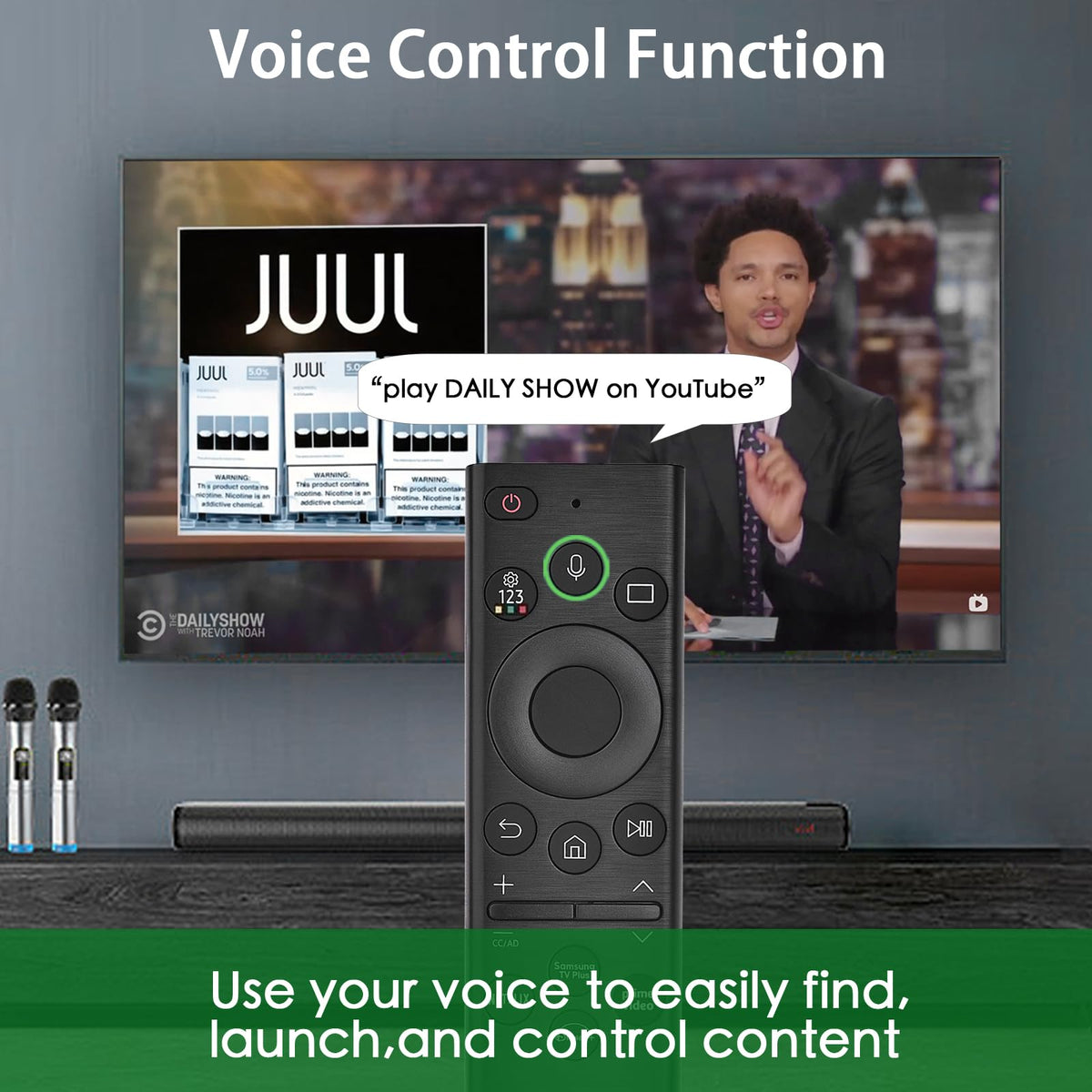 Compatible with most 2019-2025 Samsung TVs with voice control.