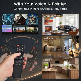 KOOMOER remote highlighting Netflix and streaming shortcuts for quick access benefit