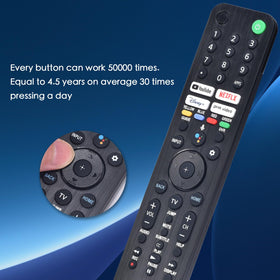 KOOMOER voice mic button remote shown for easy voice search and command