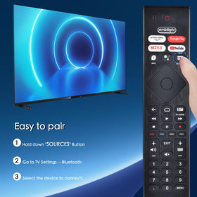 KOOMOER universal remote compatible with Philips 5704 5604 5504 series.