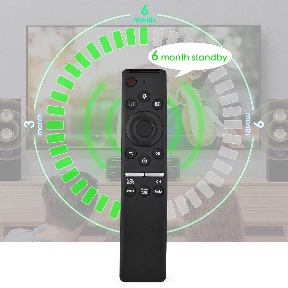 KOOMOER remote durability with high-click life and long-lasting performance.