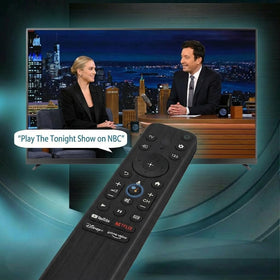 KOOMOER remote designed for comfortable handheld use in a living room.
