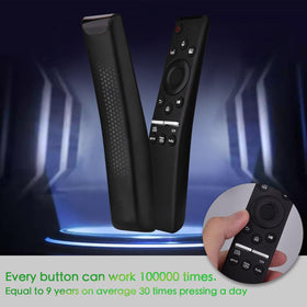 KOOMOER remote with TV compatibility list indicating broad Samsung model support.