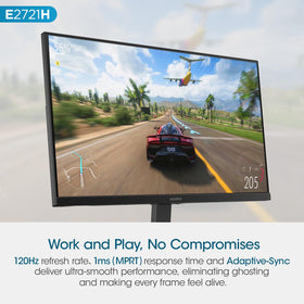 KOORUI 120Hz refresh enables smoother motion in fast-paced sessions