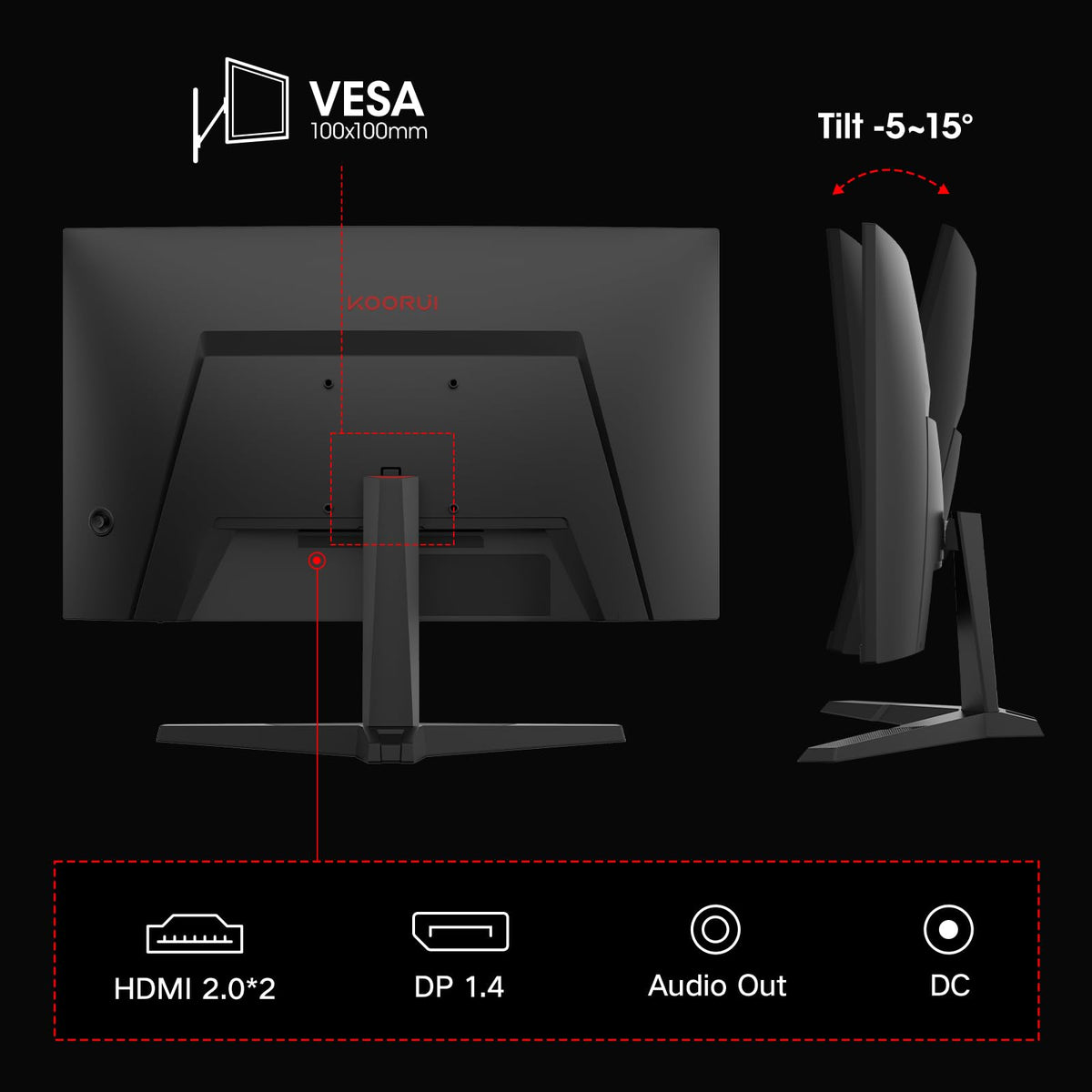 KOORUI 180Hz 1ms monitor enhances fast-paced action clarity